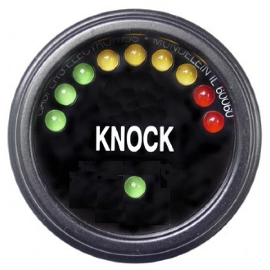 Knock Gauge - Black Face / Black Trim Knock Gauge - Black Face / Black Trim