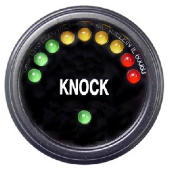Knock Gauge - Black Face / Black Trim Knock Gauge - Black Face / Black Trim