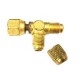 Fuel Line Tap Schrader Tee 1/4" ACCESS VALVE For "GM" Fuel Rail Fuel Line Tap Schrader Tee 1/4" ACCESS VALVE For "GM" Fuel Rail
