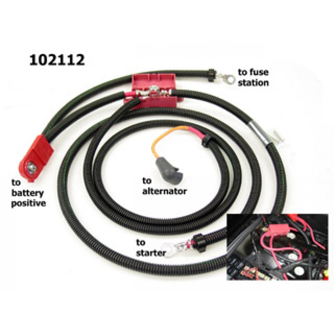 Positive Battery Relocation Cable CTSV